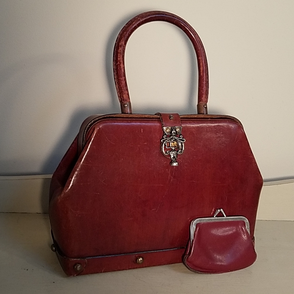 Rare 1960s Redwood leather Ettienne Aigner…